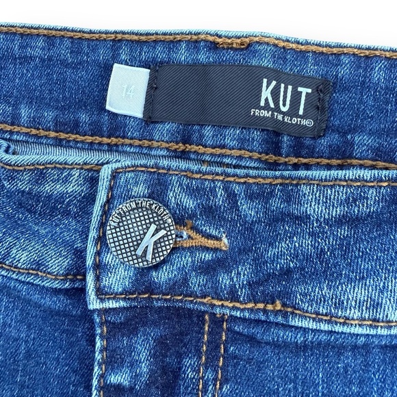 KUT Women’s Toothpick Skinny Medium Wash Stretchy Denim Jeans size 14 - Picture 8 of 16